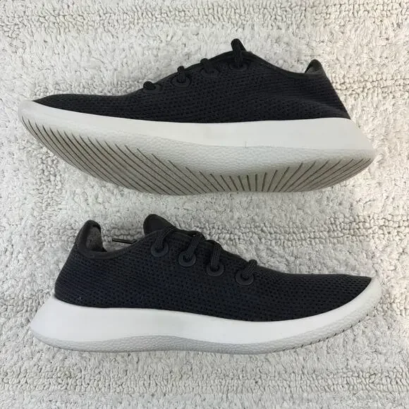 ALLBIRDS Men's Tree Runners Graphite Dark Black Size US 9 Running Sneakers - Picture 4 of 10